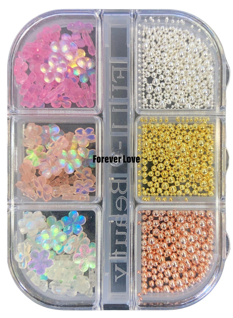 Forever Love Nail Art Rhinestones Gems