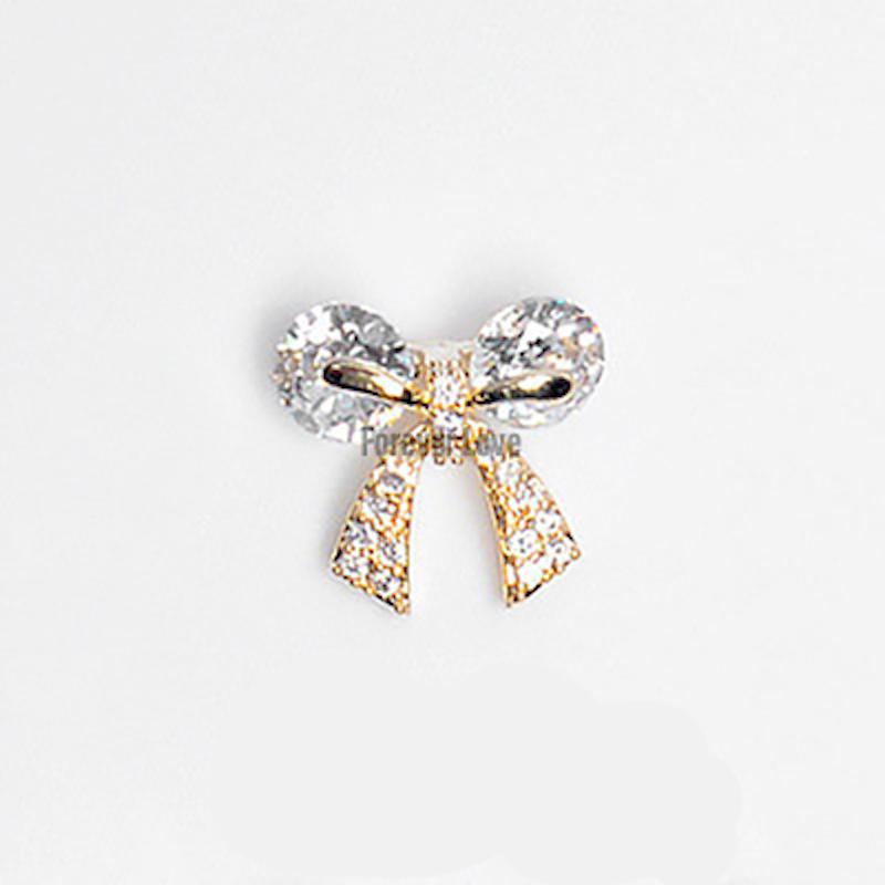 Forever Love Nail Art Charms Bow Tie