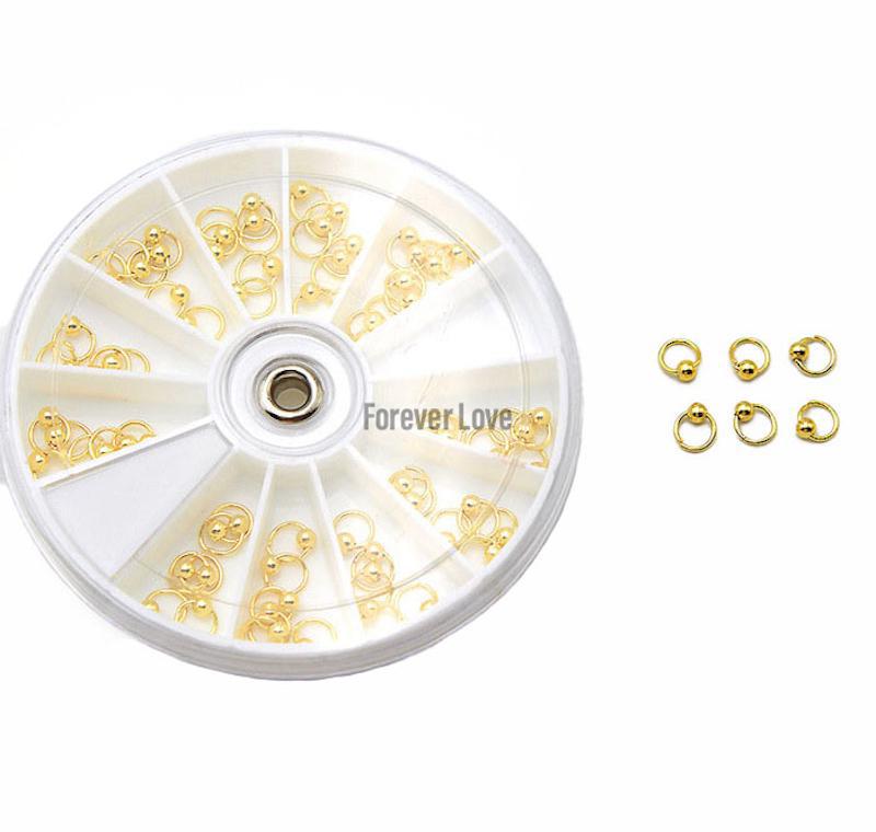 Forever Love Nail Art Charms Wheel Design Decorations