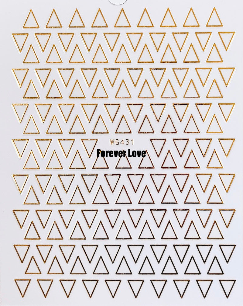 Forever Love Nail Art Stickers Decals