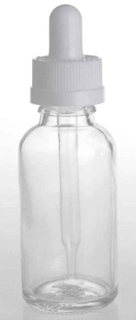 Glass Dropper Bottle with Child Resistant Cap 2 oz