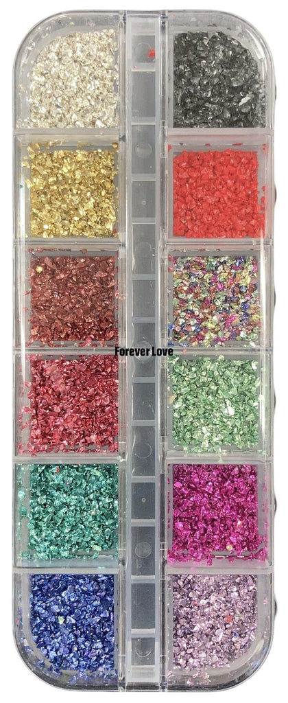 Forever Love Nail Art Charms Flakes