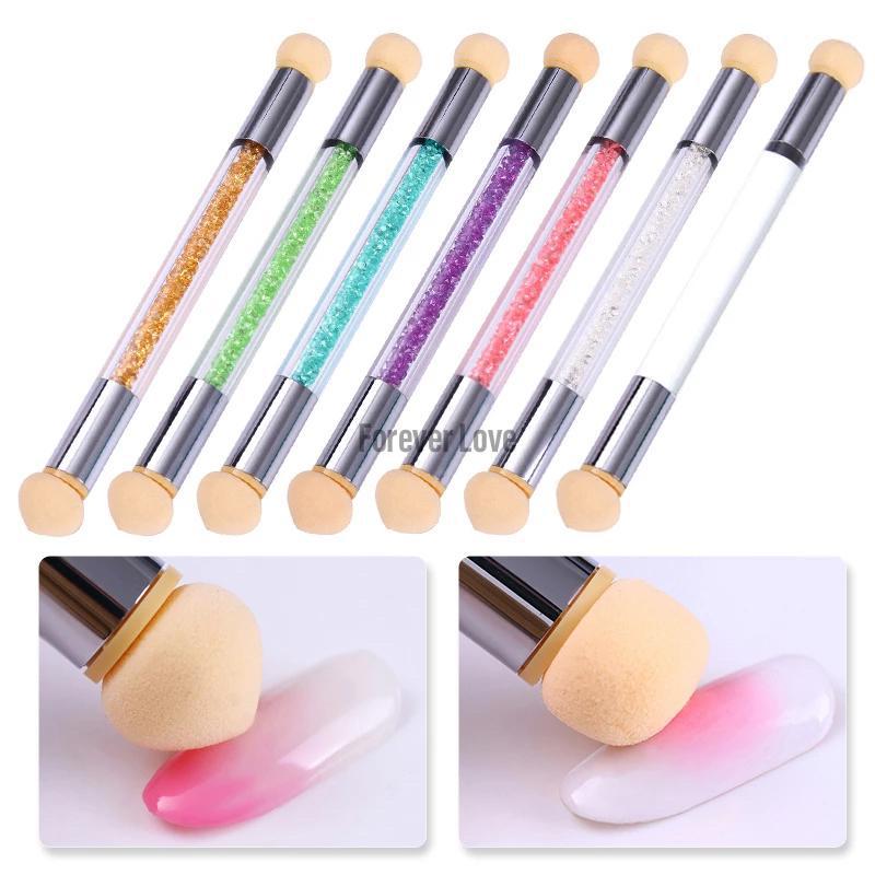 Sponge Tool - Forever Love Puffy Nail Art Sponge Tools for Ombre, Baby Boomer, Pigment Application