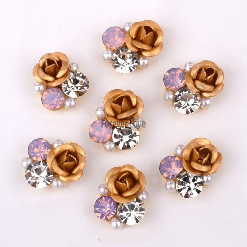 Forever Love Nail Art Charms Rose