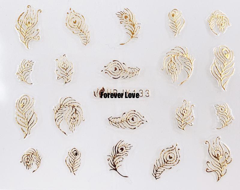 Forever Love Nail Art Stickers Decals