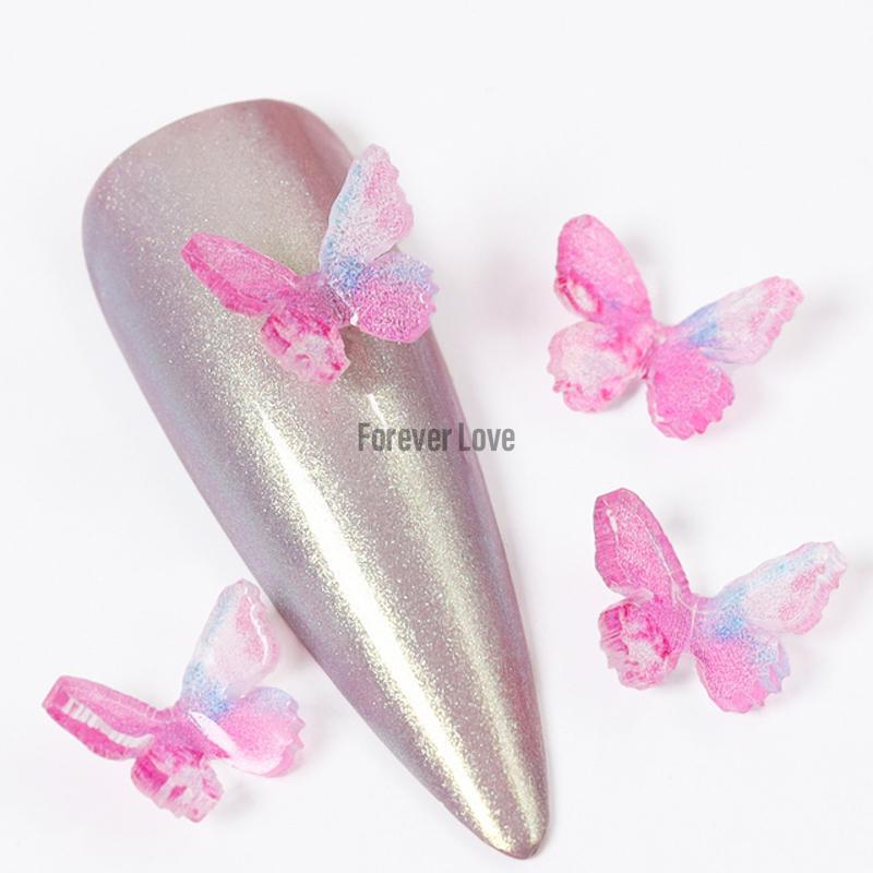 Forever Love Nail Art Charms Butterflies