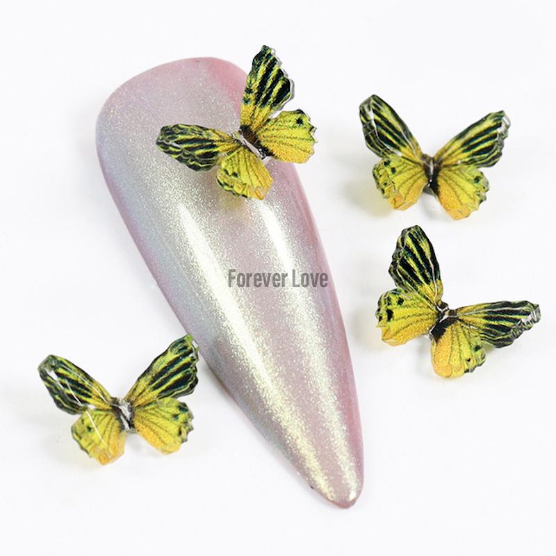 Forever Love Nail Art Charms Butterflies