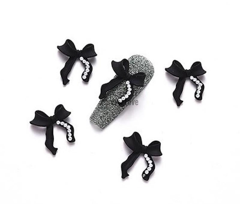 Forever Love Nail Art Charms Bow Tie