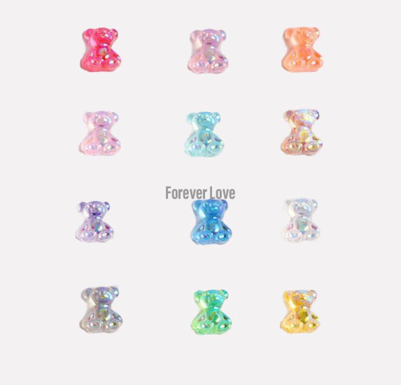 Forever Love Nail Art Charms Bears