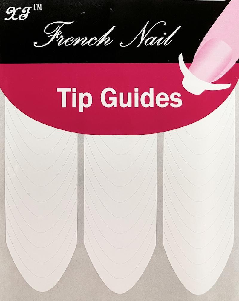 Forever Love Nail Art Charms French Manicure Nail Art Tips Form Guide Sticker