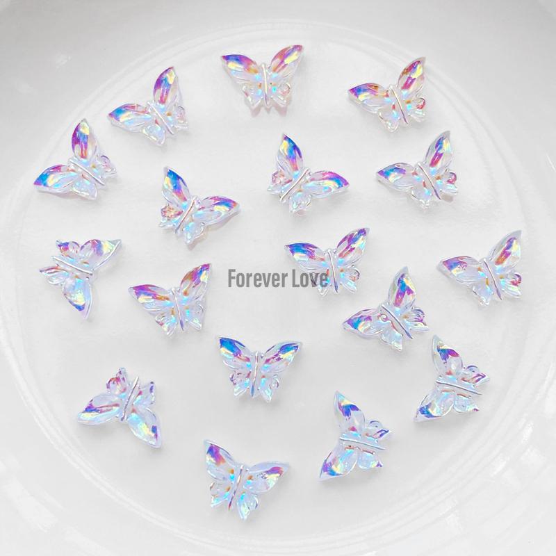 Forever Love Nail Art Charms Butterflies