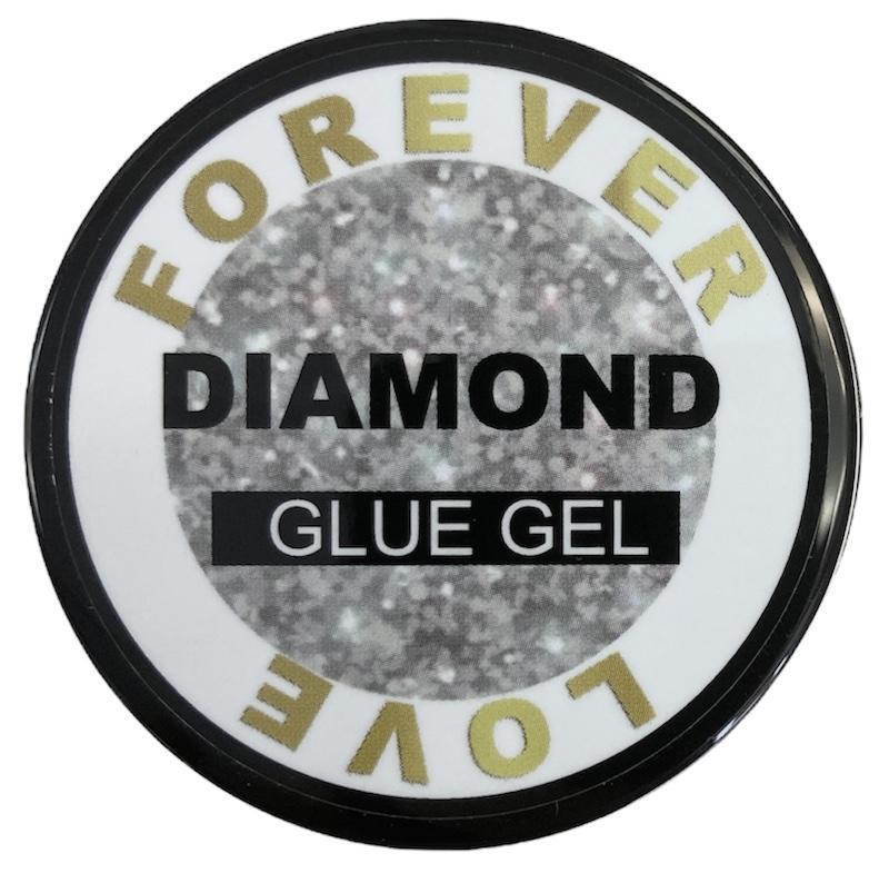 Glue Gel Jar 15g - Forever Love Nail Art Rhinestone Super Diamond Glue Gel  Adhesive Resin