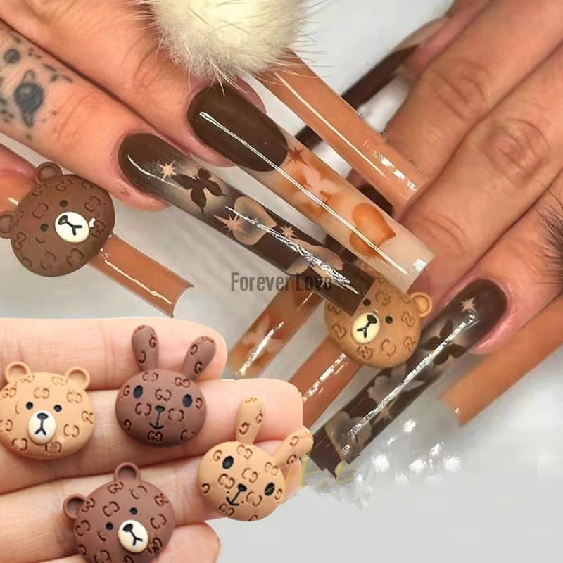 Forever Love Nail Art Charms Bears