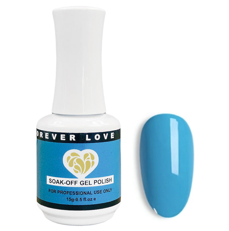 Gel F05 - Forever Love Gel Nail Polish Blue