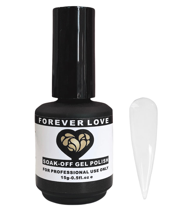 Gel F40 Milky Soft White - Forever Love Gel Nail Polish