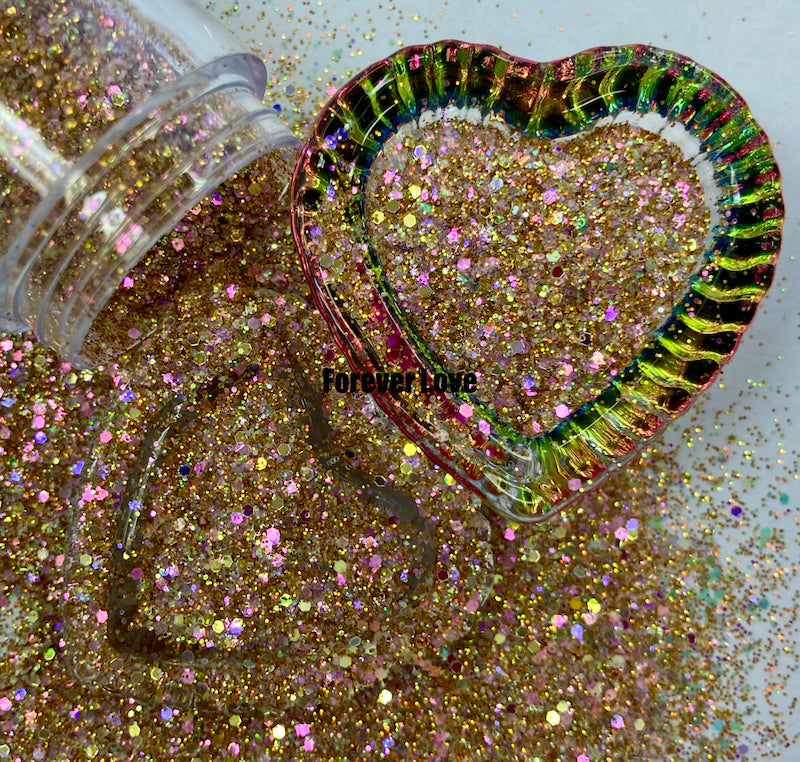 Forever Love Nail Art Glitter Sprinkle On Collection