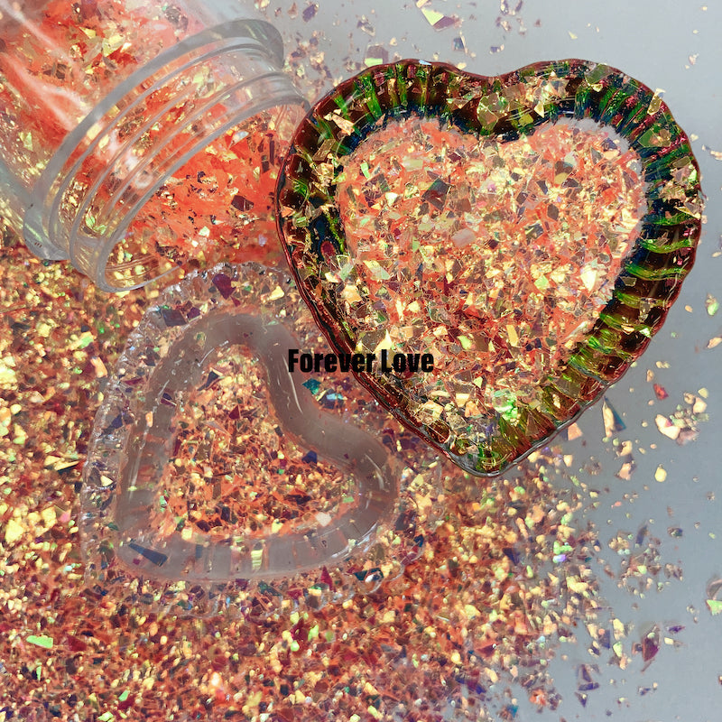 Forever Love Nail Art Glitter Sprinkle On Collection