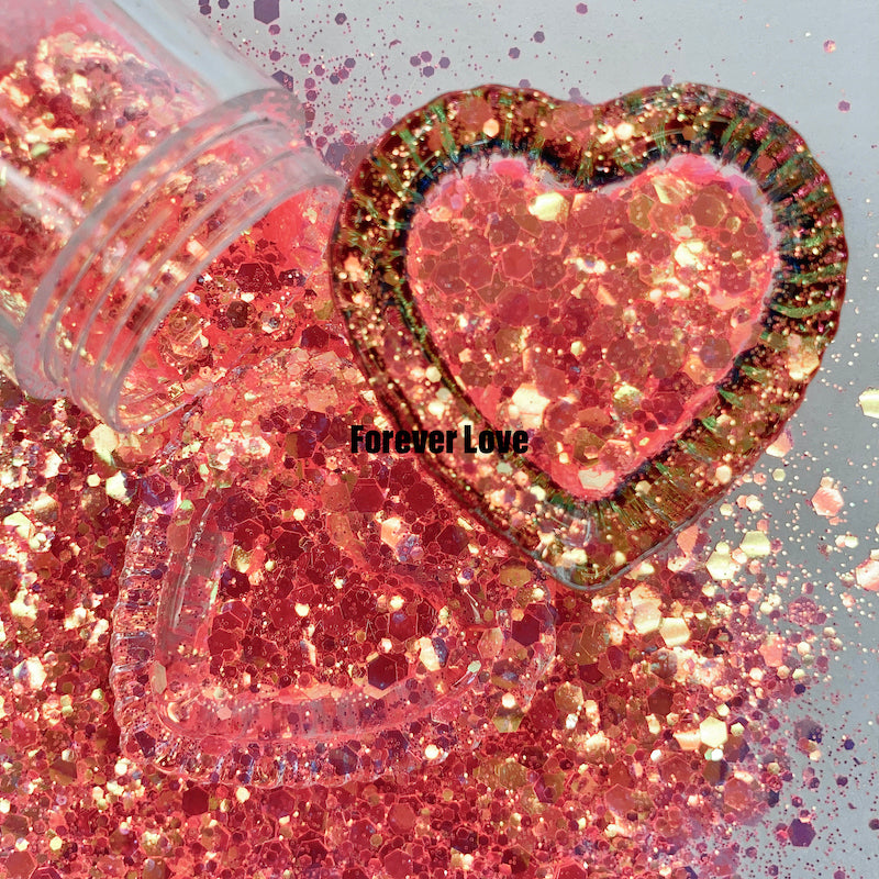 Forever Love Nail Art Glitter Sprinkle On Collection