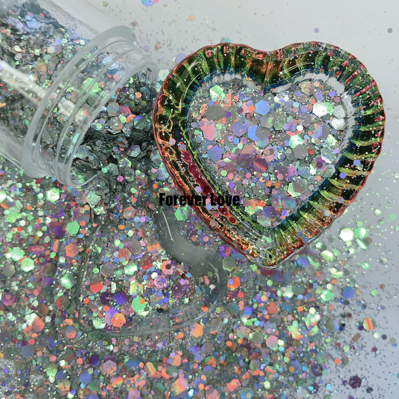 Forever Love Nail Art Glitter Sprinkle On Collection