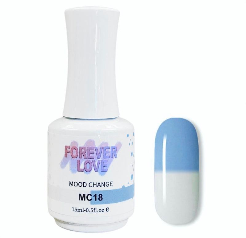 Mood Change Gel MC18 - Forever Love Blue White