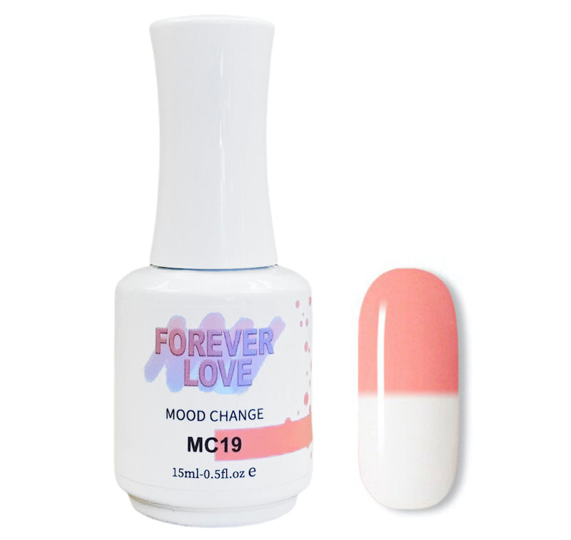 Mood Change Gel MC19 - Forever Love Orange White