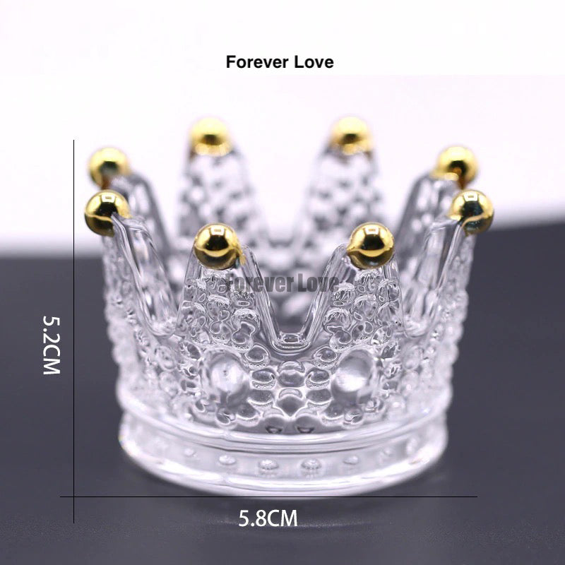 Liquid Cup Crown Gold - Forever Love Dappen Dish Nail Acrylic Liquid Monomer Cup