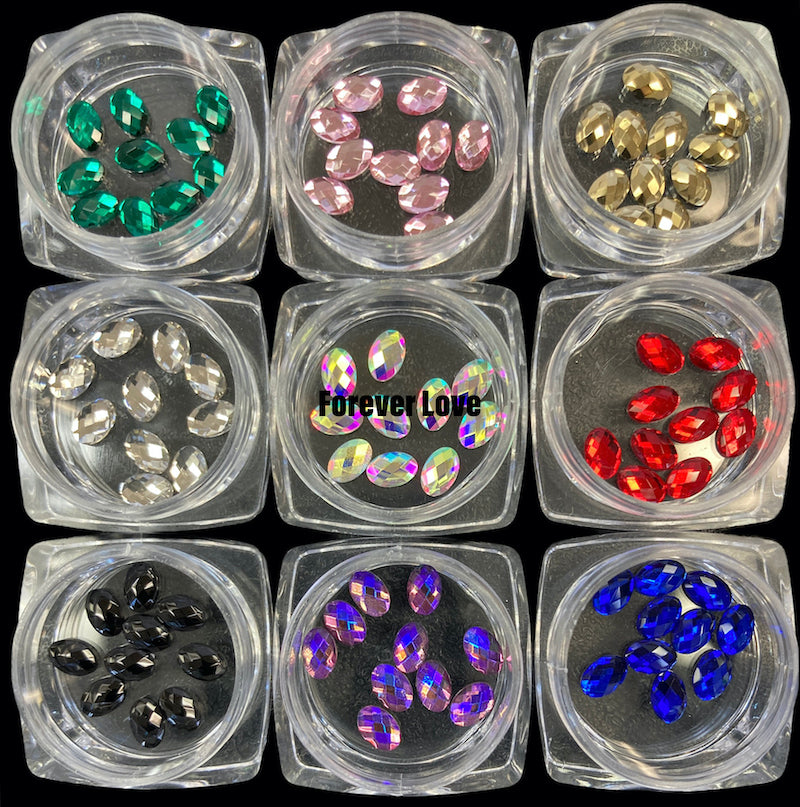 Forever Love Nail Art Rhinestones Gems