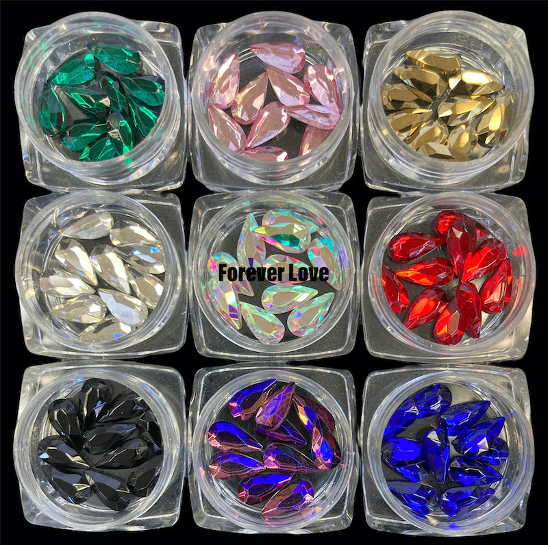 Forever Love Nail Art Rhinestones Gems