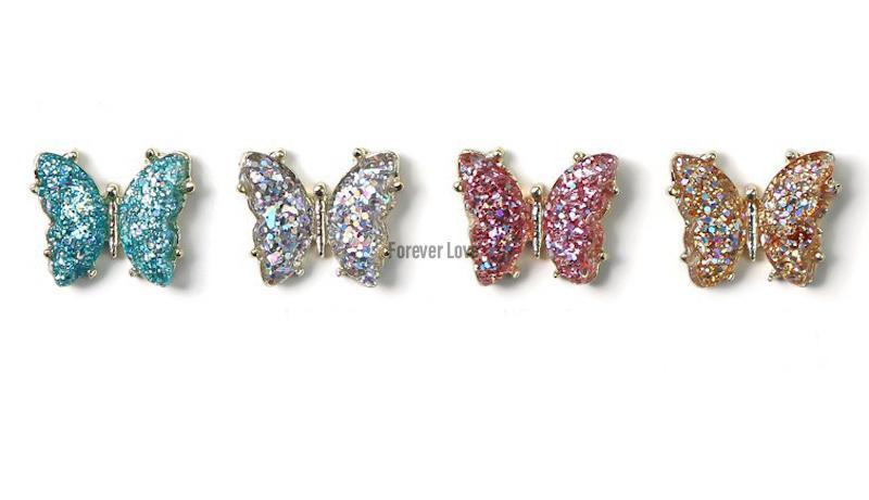 Forever Love Nail Art Charms Butterflies