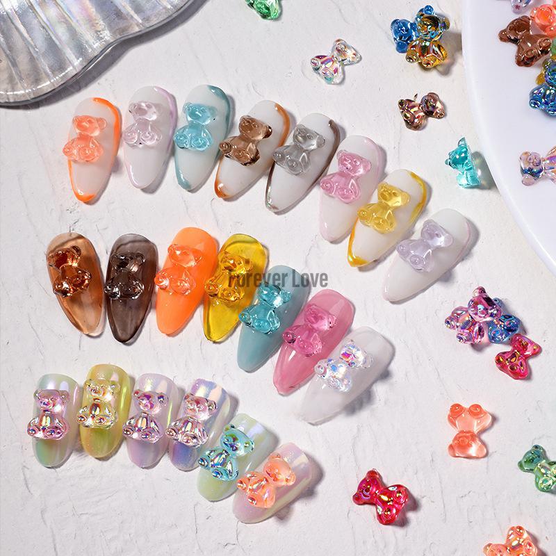 Forever Love Nail Art Charms Bears