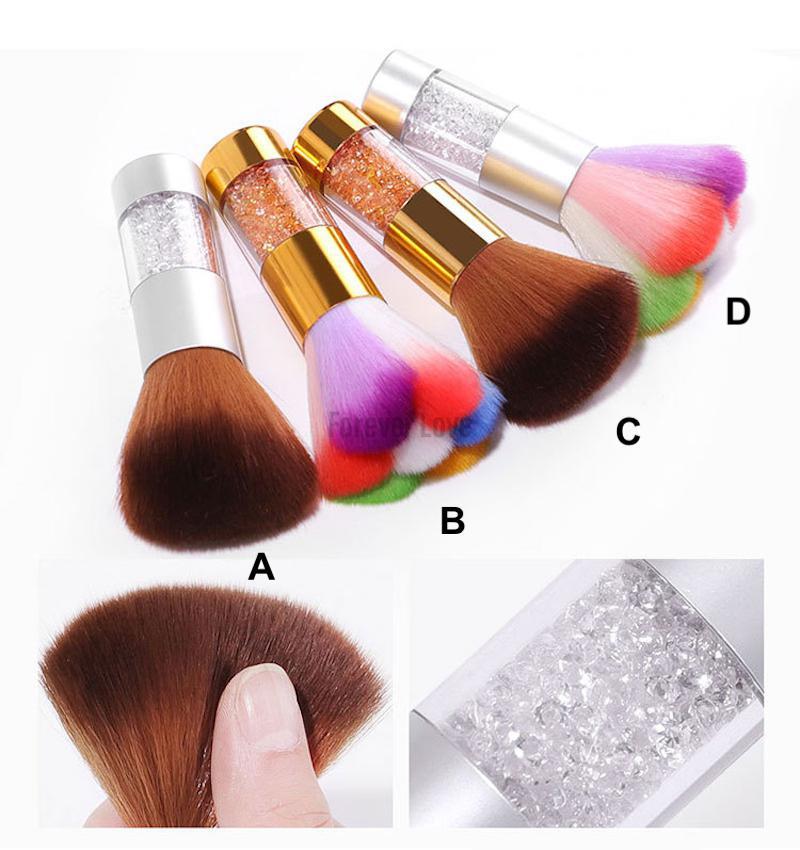 Dust Brush 04 - Forever Love Nail Art Dust Brush Nail Powder Cleaner Brushes