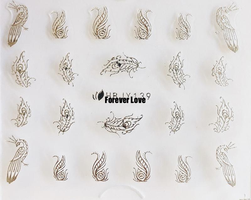 Forever Love Nail Art Stickers Decals