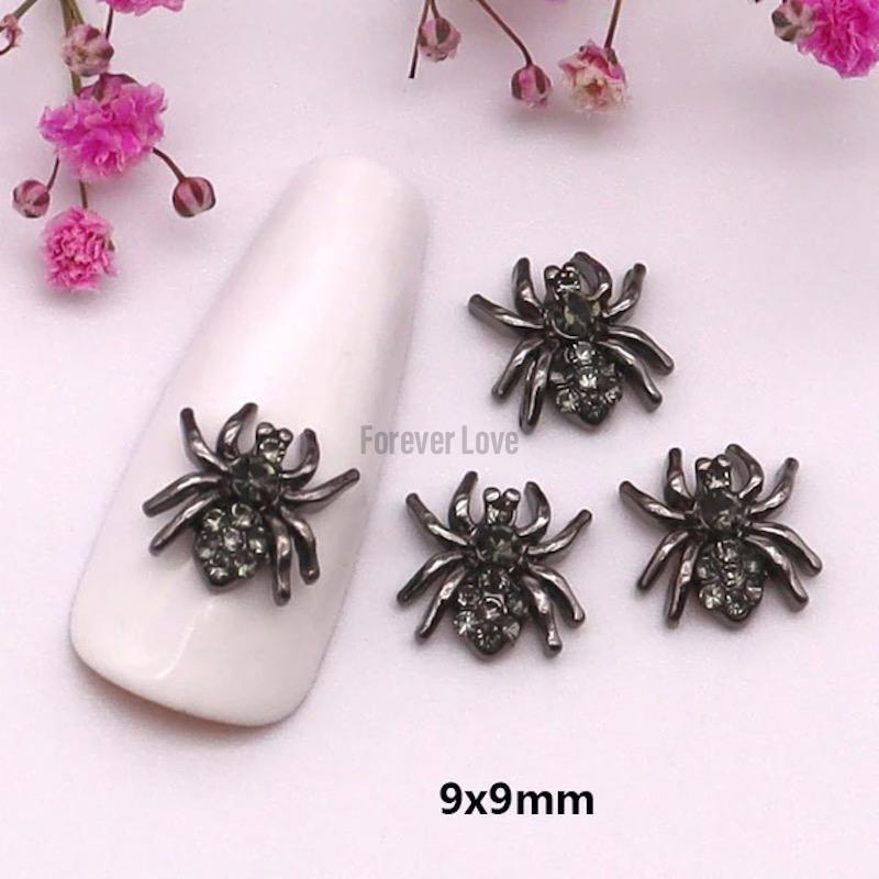 Forever Love Nail Art Charms Halloween Spiders