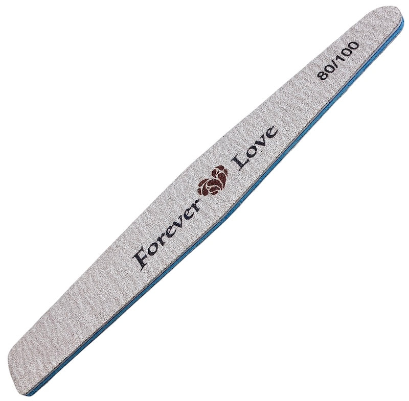 File 80/100 ( Zebra Diamond Jumbo ) - Forever Love Professional Double Sided Nail Files